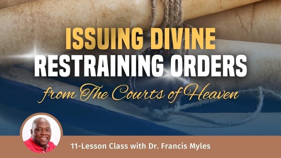 Issuing Divine Restraining Orders